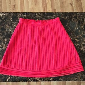 J. Crew Vibrant Pink A-Line Skirt